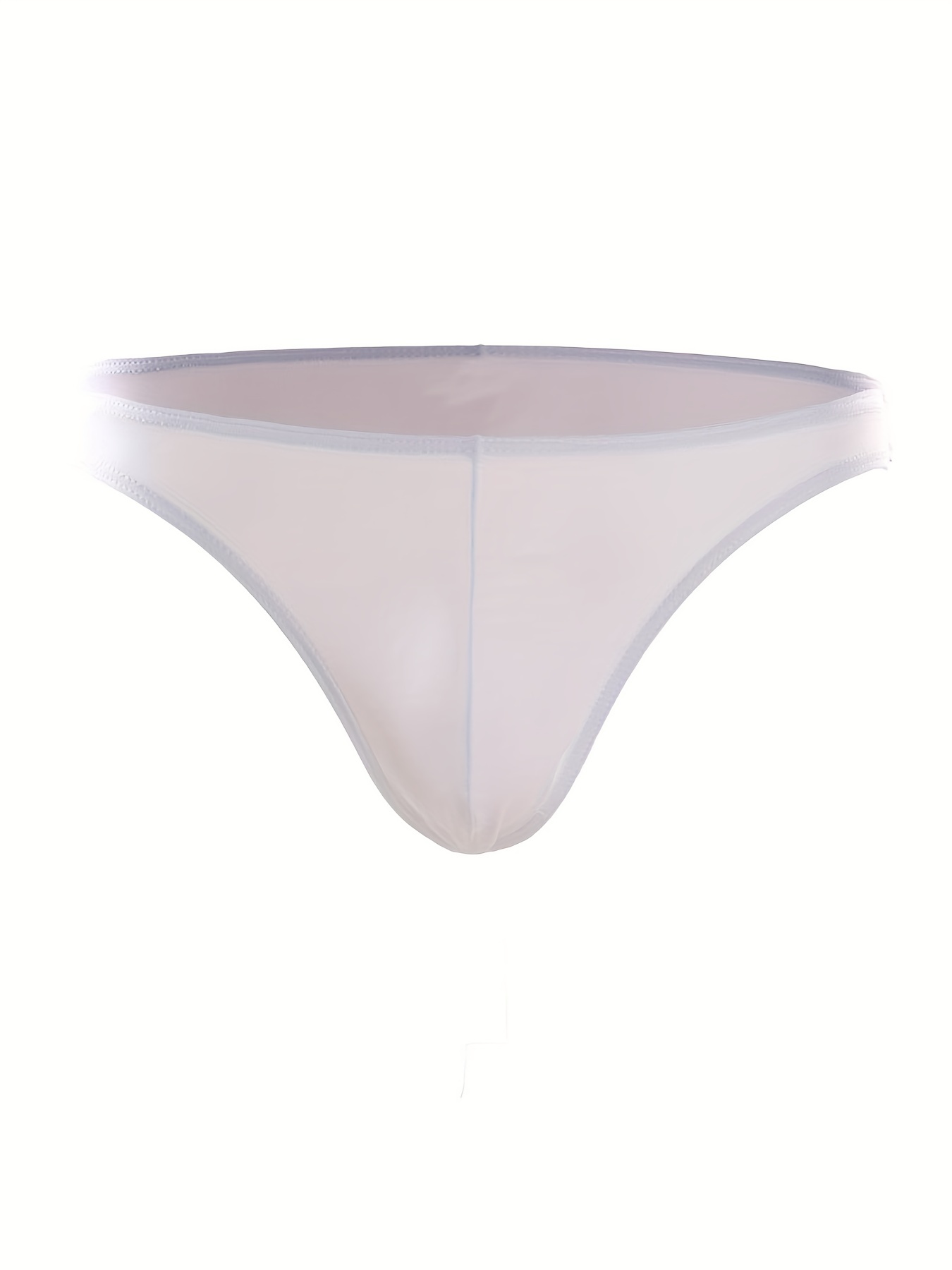 Men's Underwear Sexy See Cool Briefs Ice Silk Tight Briefs - Temu