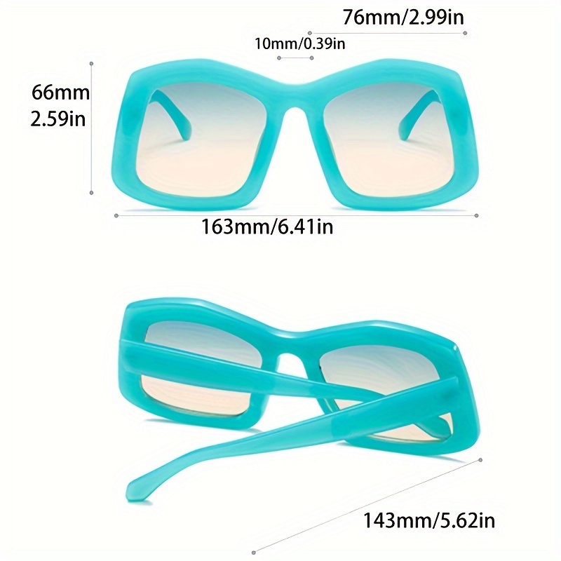 AMFG Wide-Brimmed Sunglasses Men and Women Personality Big Frame Goggles  Cool and Funny Sunglasses Summer Sun Protection Decoration Outdoor Travel  (Color : A) : : Clothing, Shoes & Accessories