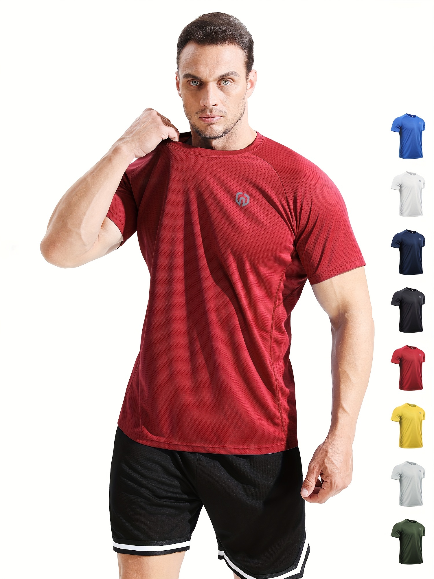  LETAOTAO Mens Hipster T Shirts Workout Longline T-Shirt Curved  Hem Top Tees Shirt (Wine 091, S) : Clothing, Shoes & Jewelry