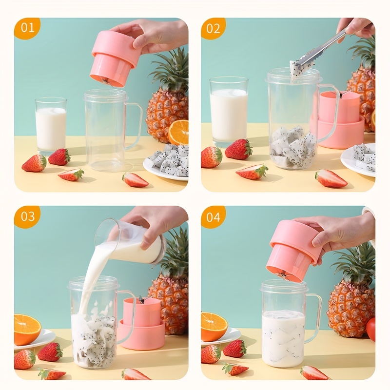 420ml Usb Rechargeable Blender Mixer Portable Mini Juicer Juice