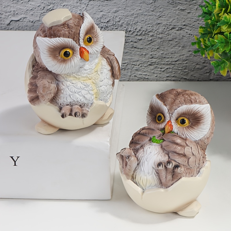 2pcs Baby Owl Detail Fork & Spoon For Daily Life