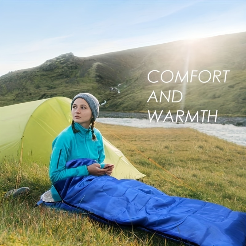 VILLEY Saco de dormir de camping para adultos, niños y niñas, saco de  dormir ligero y compacto para exteriores, viajes, senderismo