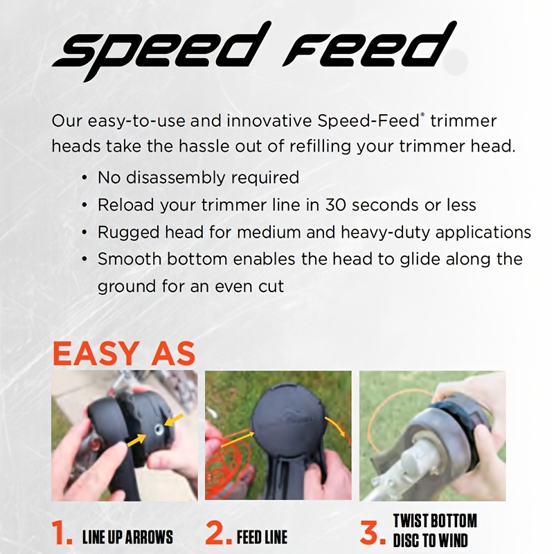 SPEED String Trimmer Heads at