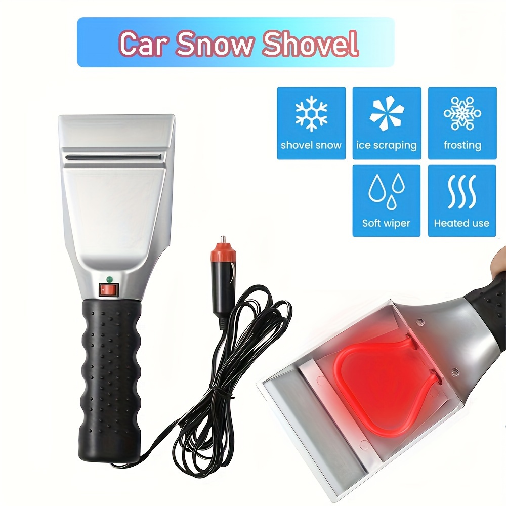 Electric Heated Car Ice Scraper Cigarette Lighter Snow - Temu