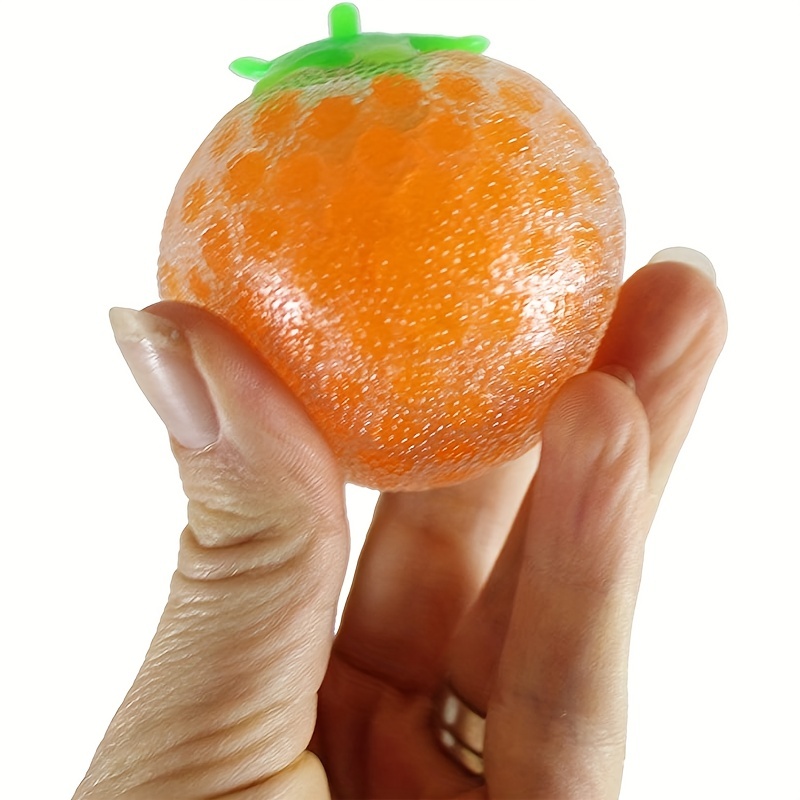 Fruit Stress Balls Gel Water Fruit Ball Attention Improving Fruit
