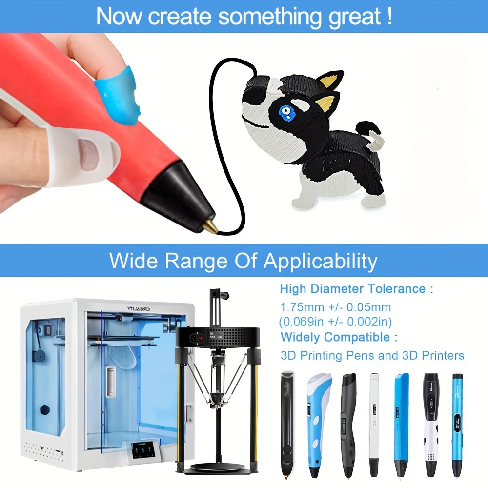 Recharge de filament pour stylo 3D - 1,75 mm - Pour imprimante 3D