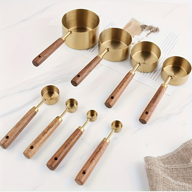 8pcs Set Measuring Cups And Measuring Spoons Set - Temu