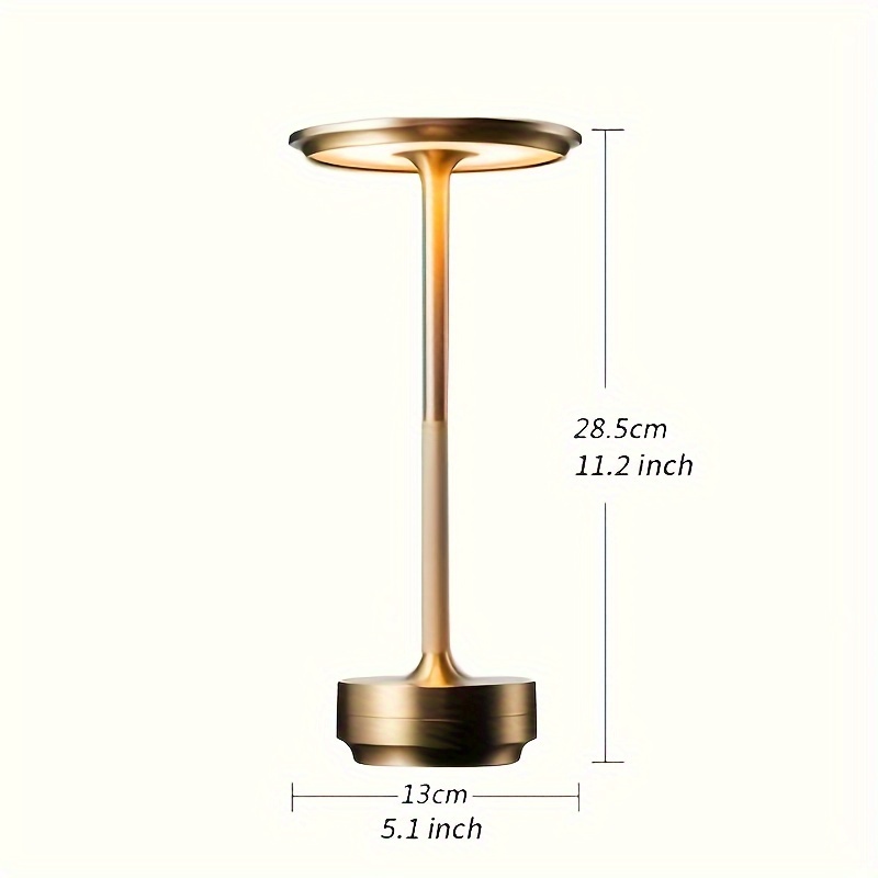 1pc Lampe De Table Sans Fil LED, Lampe Alimentée Par Batterie