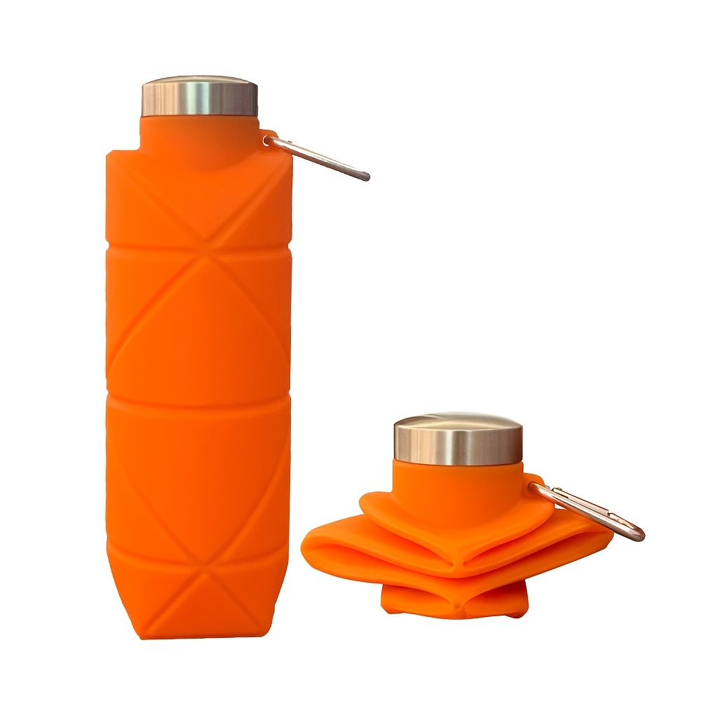 Collapsible Water Bottles - Water Cup 16Oz BPA Free Silicone Foldable Water  Bott
