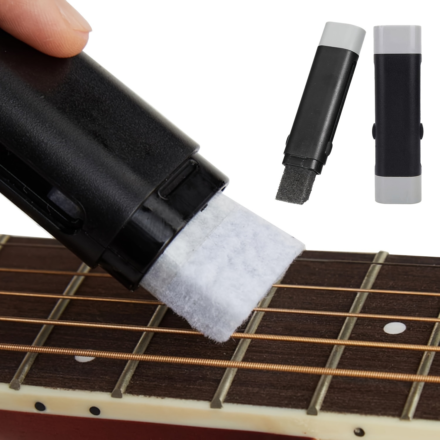 

Fast Guitar Strings Cleaner Eraser Rust Remover With Lubricant In Brush String And Fret Care For Cleaning Acoustic Eletric Guitar Bass Ukulele Violin Banjo Mandolin Instrument