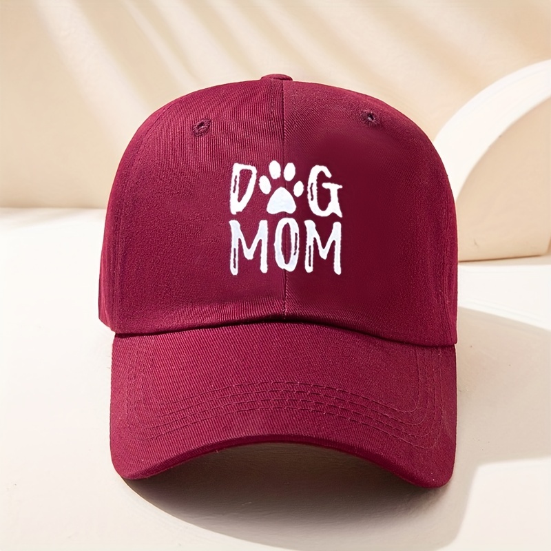 DOG MOM Casual Baseball Cap Sun Shade Dad Hat Sun Hats