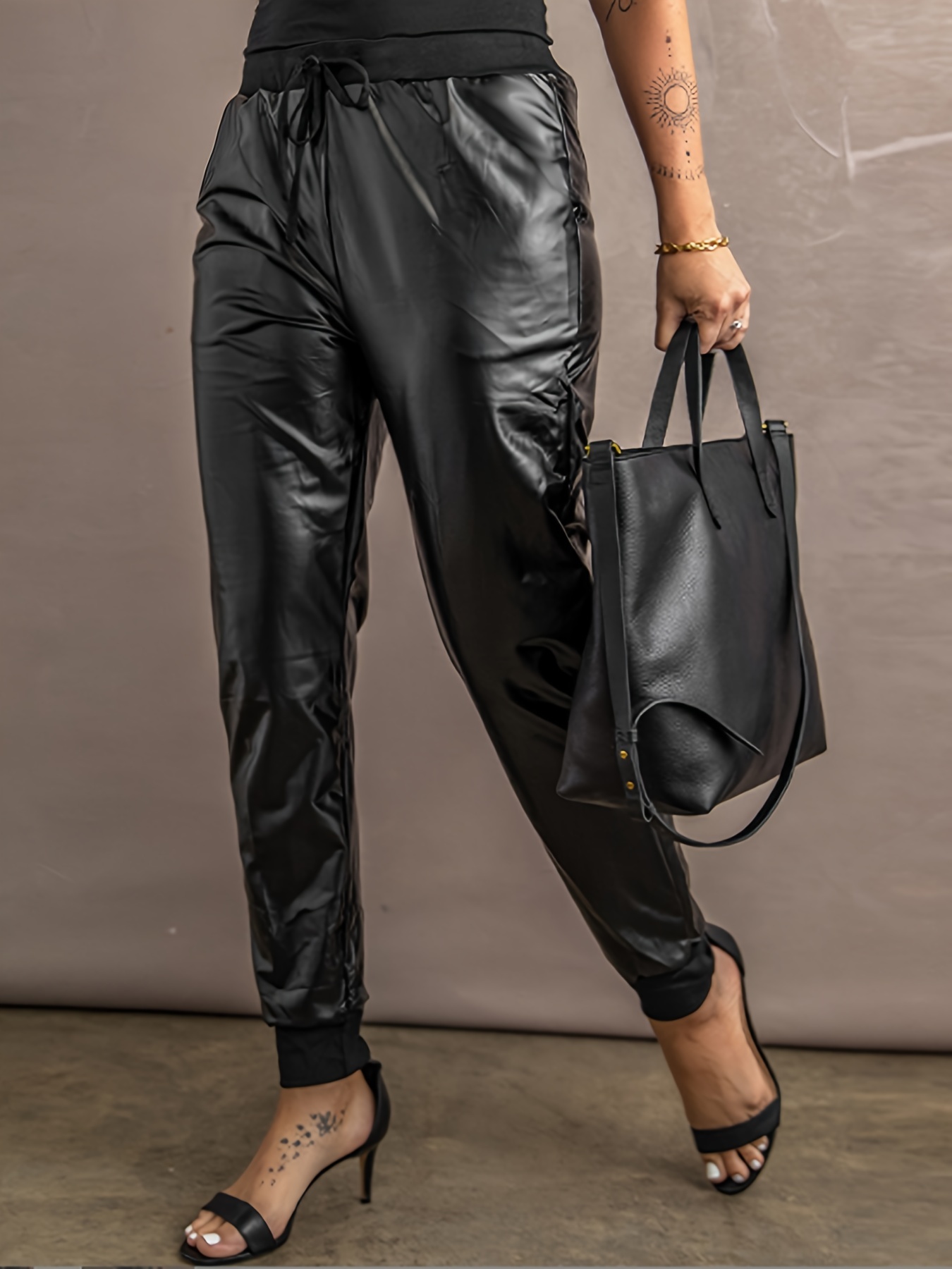 Leather Pants Women - Temu Canada