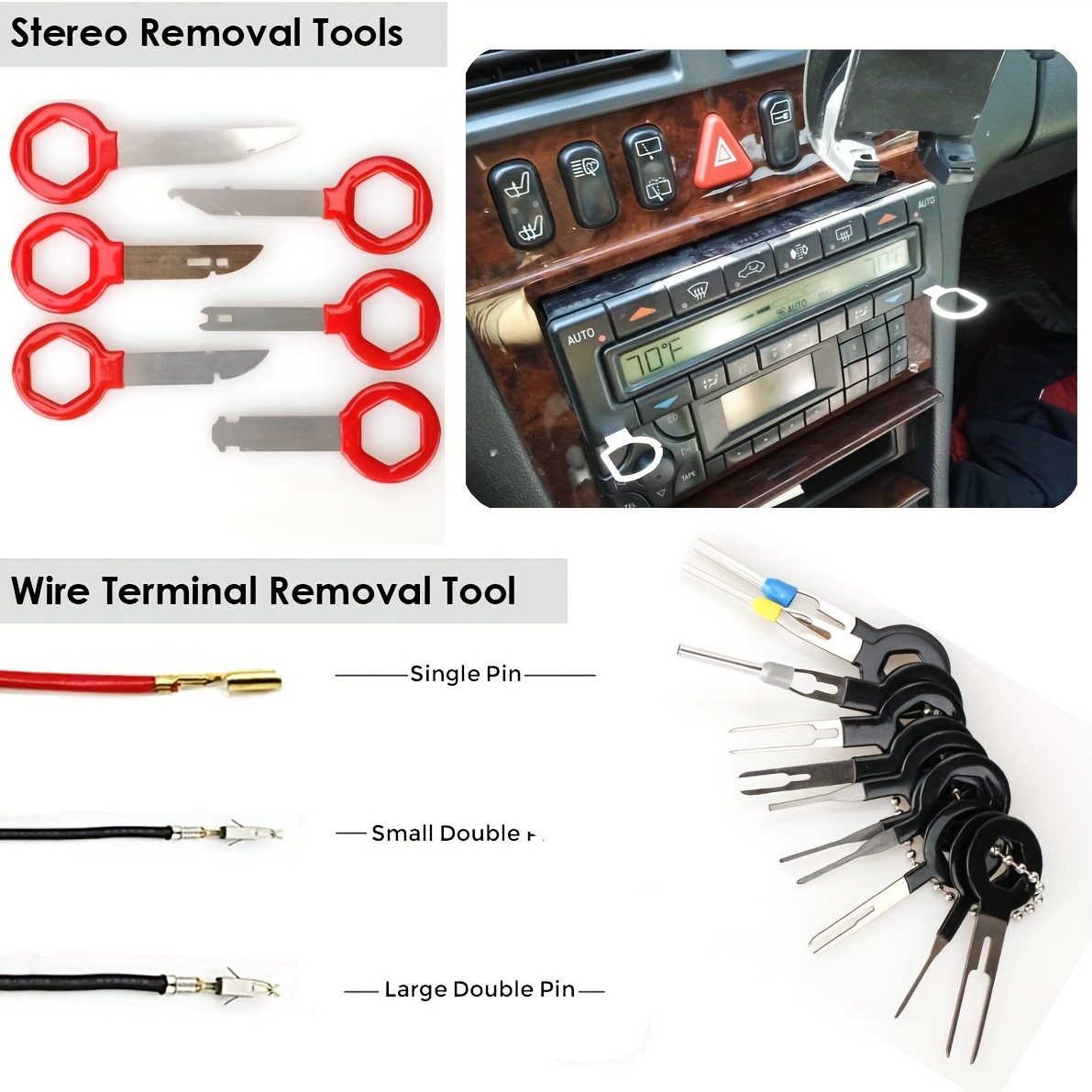 Car Trim Remover Tool Kit Door Panel/Radio/Stereo/Audio/Dash/Window/Te –  VXDAS Official Store