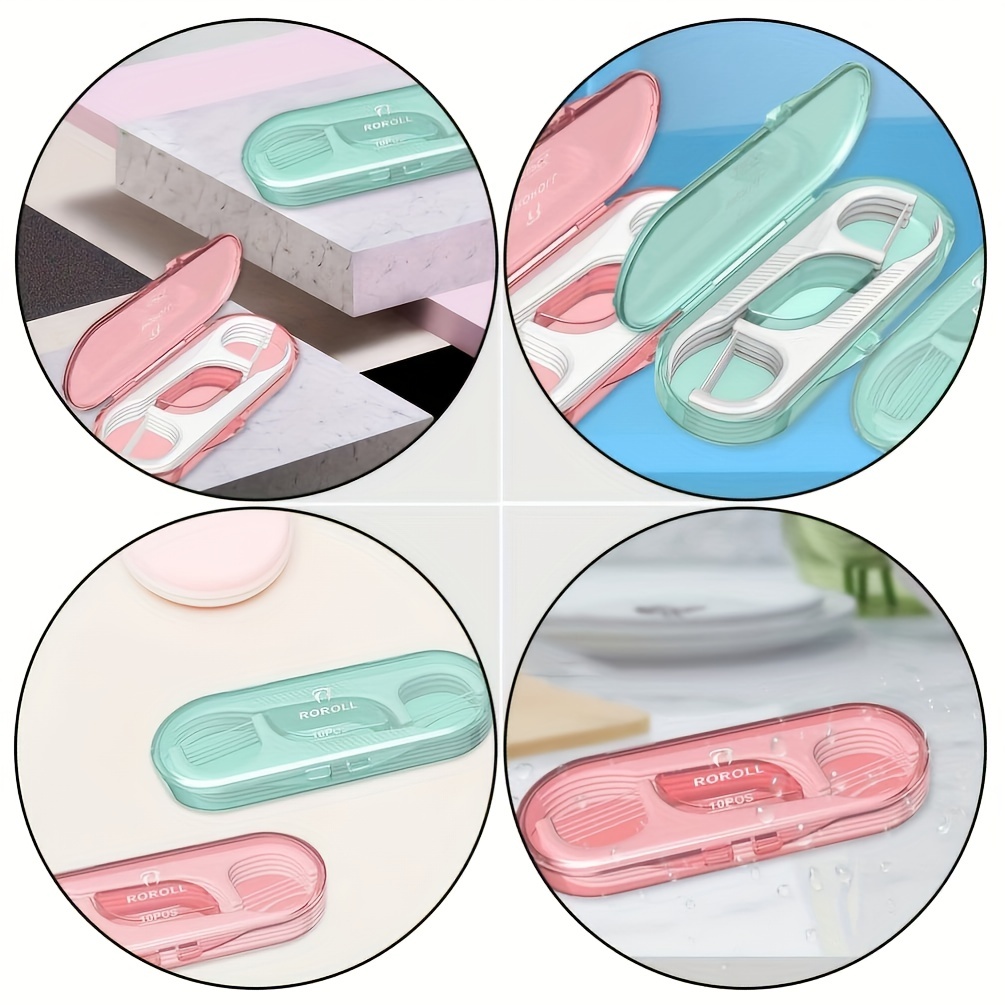 Dental Floss Box Toothpick Floss Storage Case Dental Floss - Temu