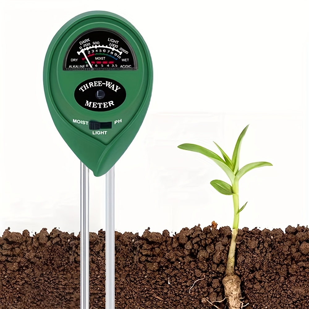 Insten Soil pH Meter, Soil Moisture / Light / pH Tester, For Gardening,  Plant Care, Farming, Gardening Tool Kits, Yellow