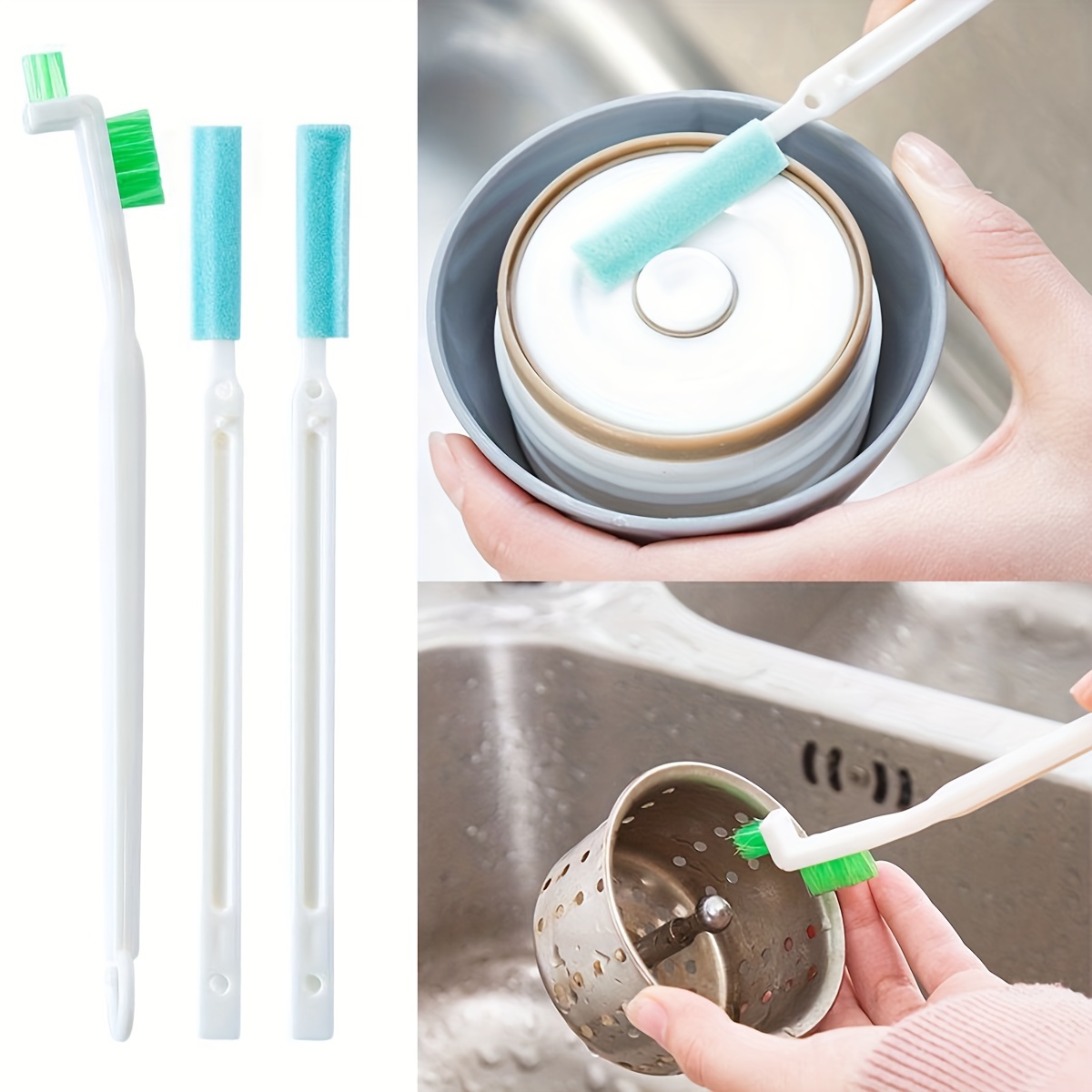 3pcs Small Disposable Crevice Cleaning Brushes For Toilet - Temu