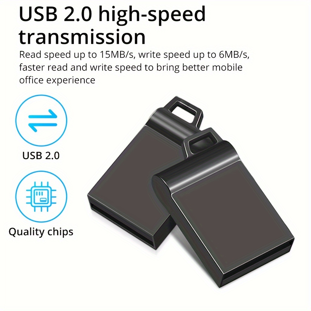 Microdrive Super Mini Metal Usb 2.0 Flash Drive 128gb Pen - Temu