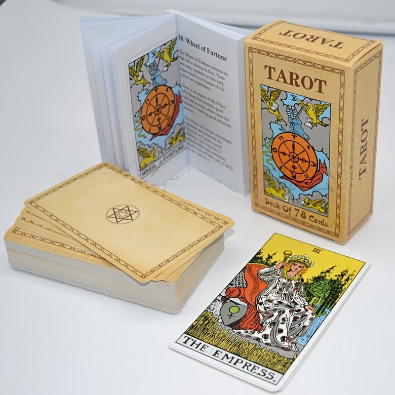 Classic Original Tarot Card With Paper Guide Book, Standard Size