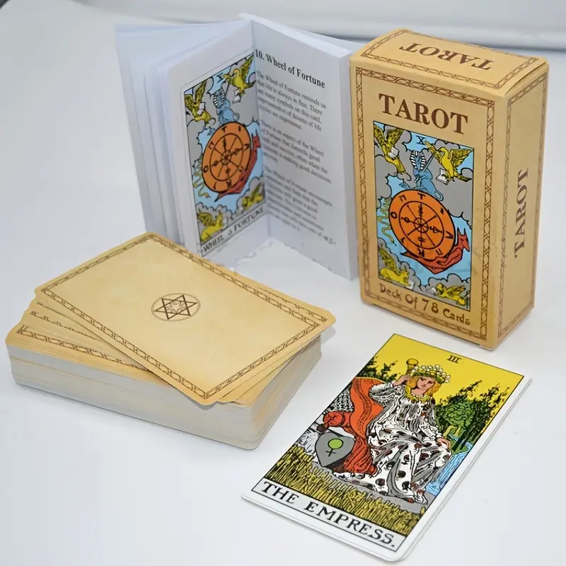 Classica Carta Tarocchi Originale Guida Cartacea Dimensioni - Temu