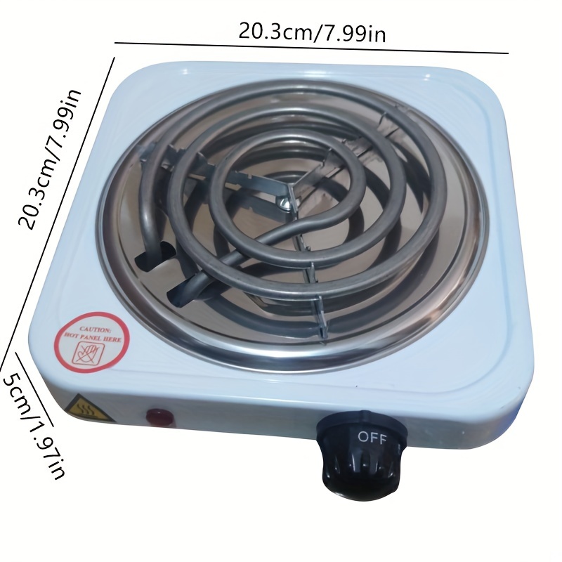 110V Electric Mini Stove Hot Plate Multifunction Coffee Tea Heater Black /  White