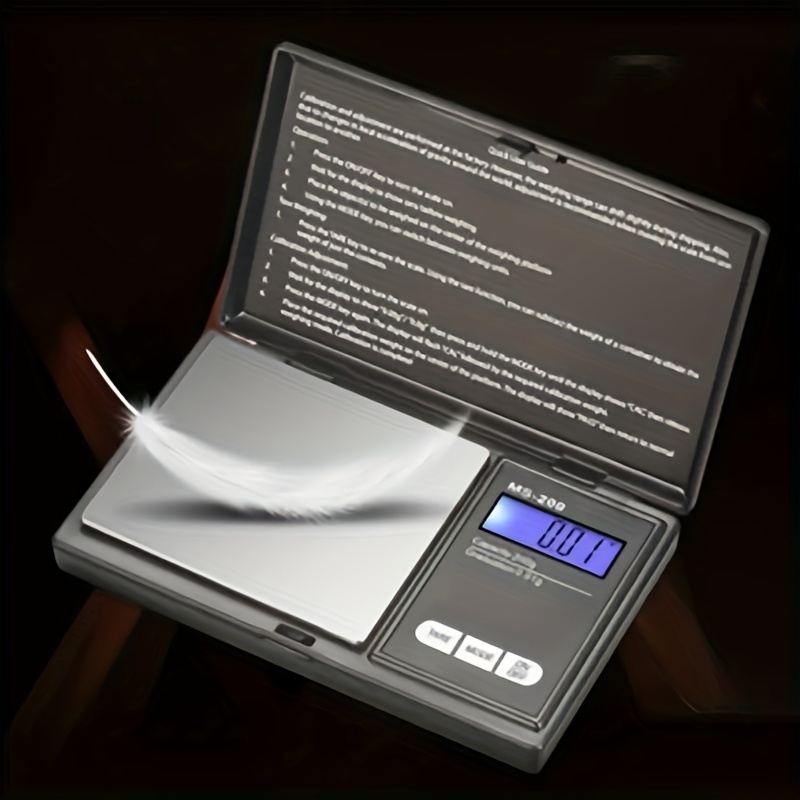 Black Jewelry Mini Stainless Steel Electronic Scale Digital Pocket Scale  Gold Gram Balance Weight Scale Portable Pocket Scale - Temu