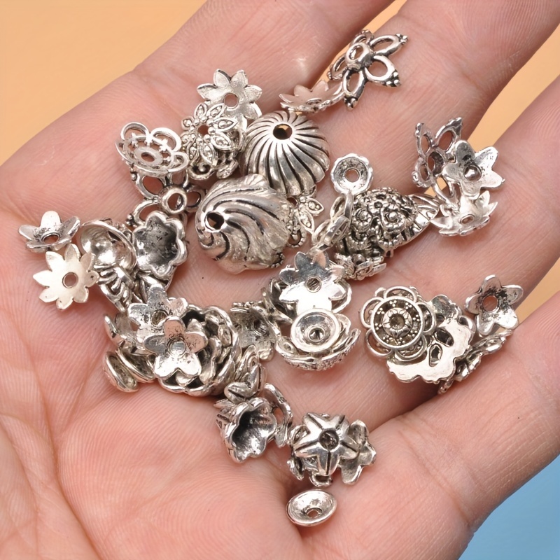 80pcs Fairy on Moon Charms Jewelry Making Pendants Fit Necklace Bracelet  DIY Crafting Antique Silver
