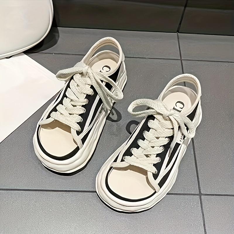 Women's Hollow Dissolving Sandals Shoes Thick Bottom Sports Shoes