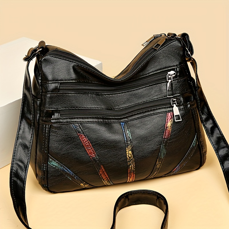 New Multifunctional Soft Pu Leather Women Shoulder Bag, Crossbody Bag,  Fashionable & Casual Handbag For Women
