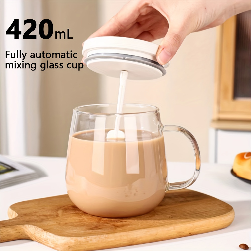 Fully Automatic Coffee Stirring Cup 400ml Electric High Speed Mixing Cup  With Lid Rechargeable Coffee Mug For Coffee Tea Milk - AliExpress