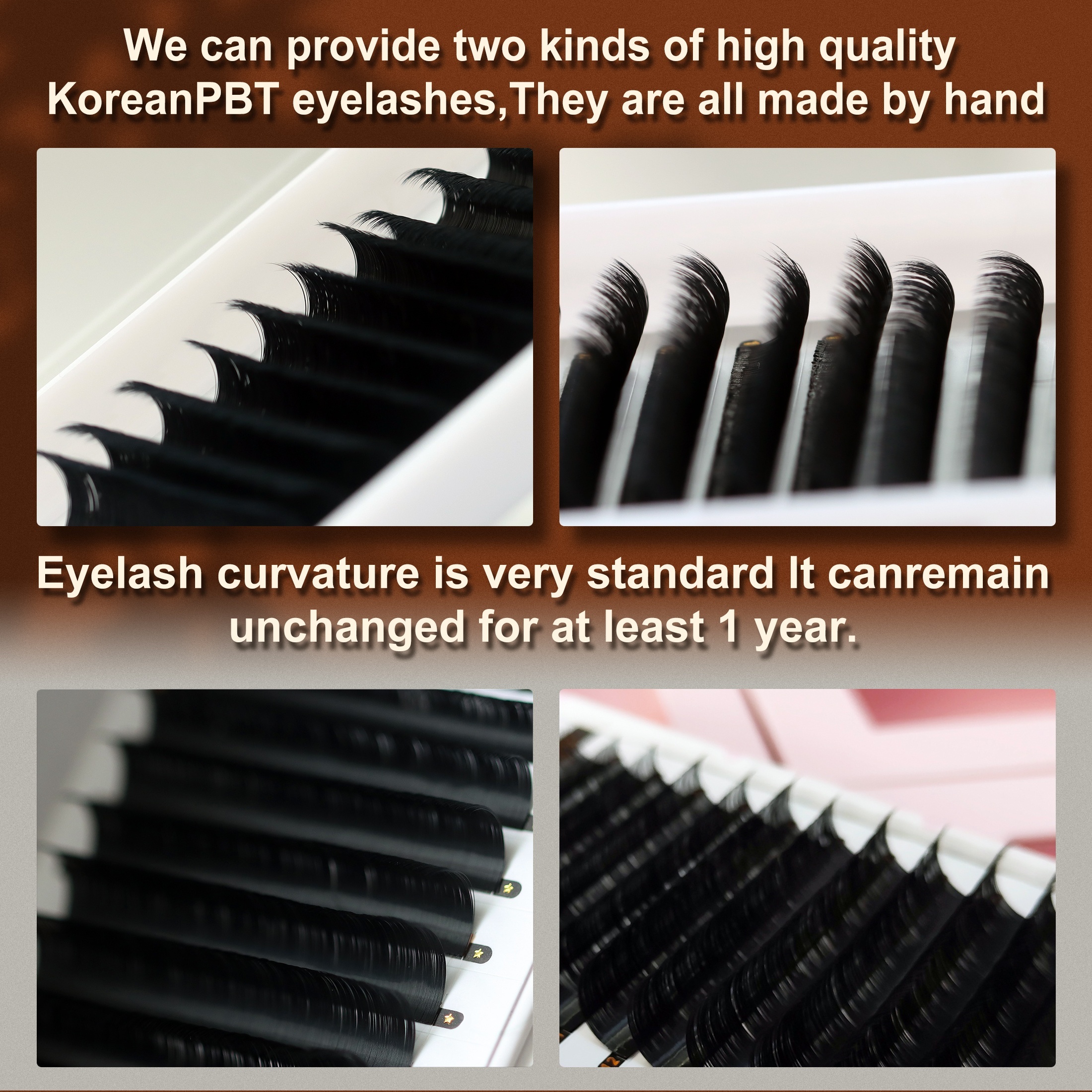 Volume Cashmere Silk Eyelash Extensions 0.03 C CC D DD Mixed Pack 8-15mm