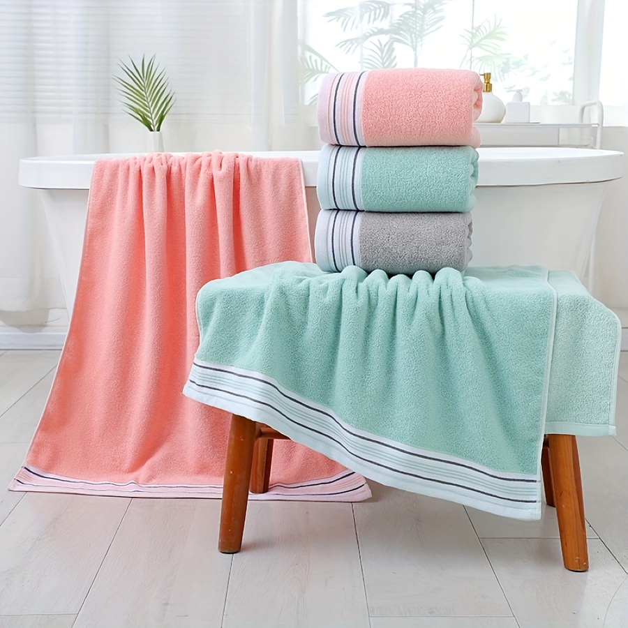  Forever S - Juego de toallas de baño (140 × 27.6 in, toalla de  baño, toallas de baño, toallas de baño, toallas de baño absorbentes de  algodón, toallas de baño (color