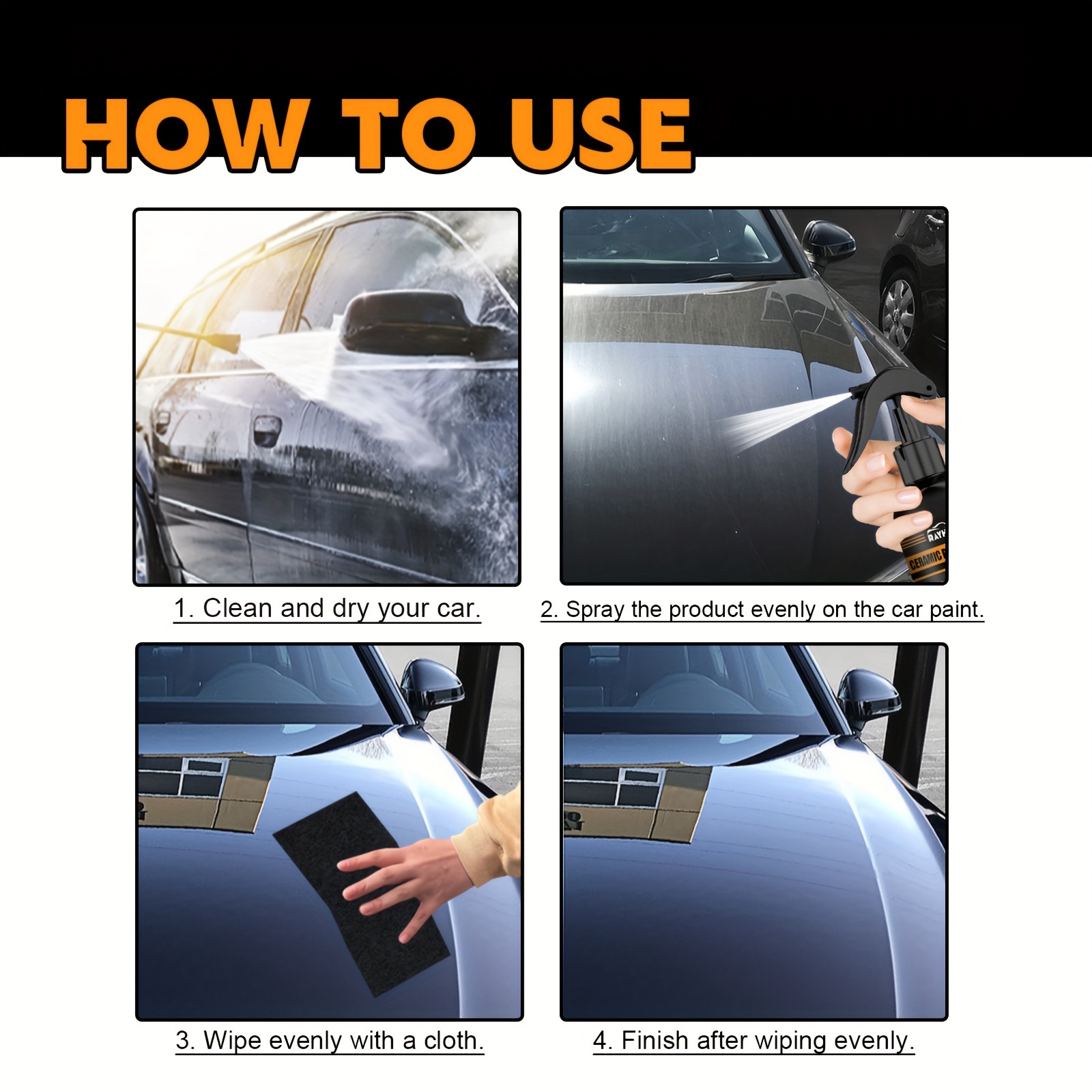 Ceramic Paint Sealant Car Maintenance Beauty Cleaning