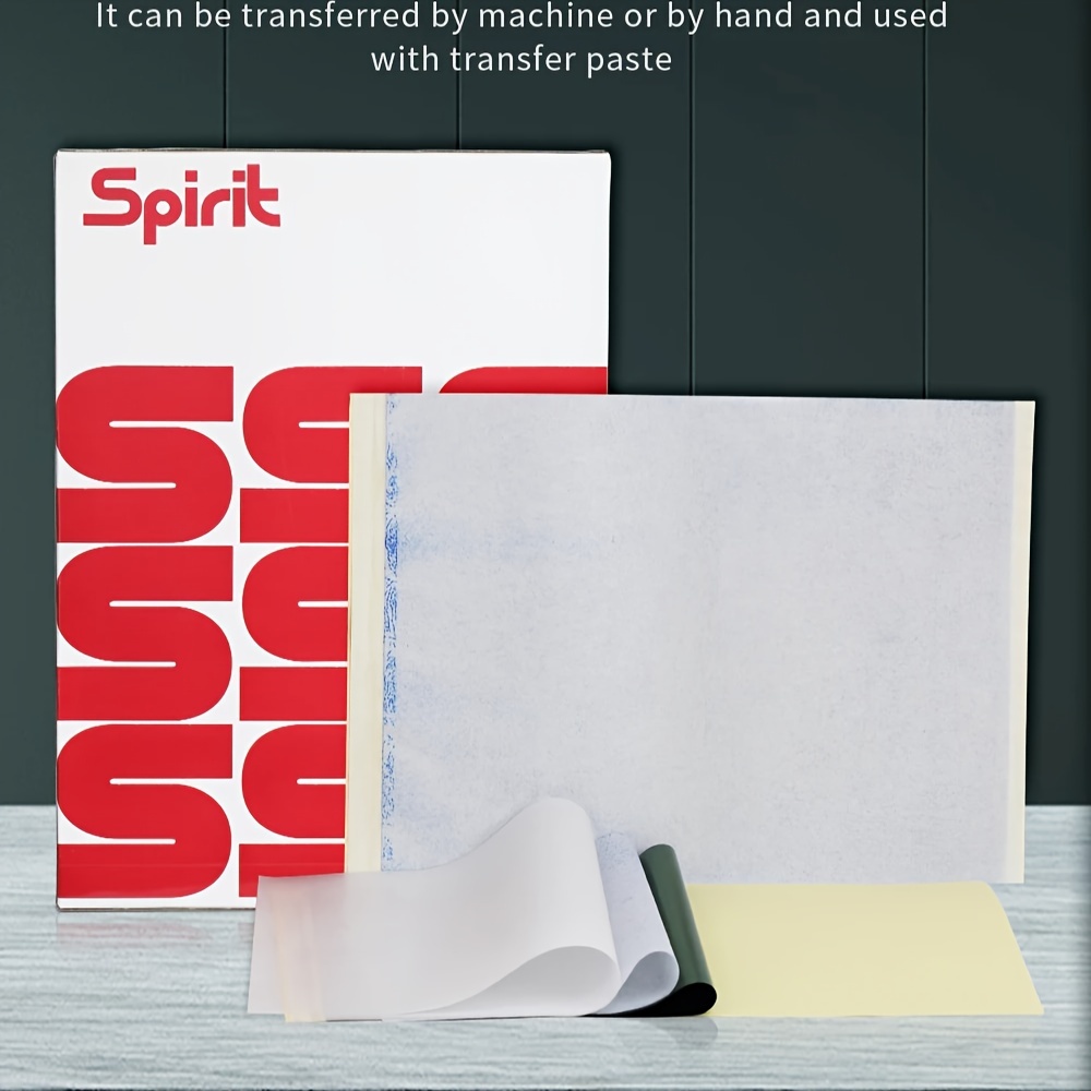 100pcs Spirit Tattoo Transfer Paper A4 Size Free Hand Thermal