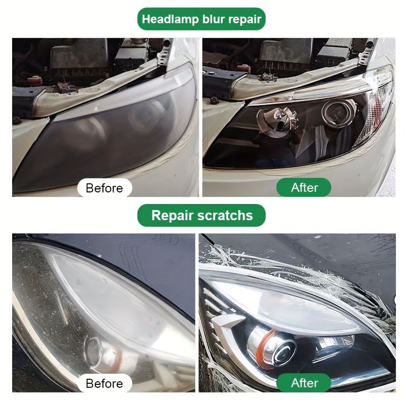 Headlight Restorer Lamp Renovation Agent Polishing Kit - Temu