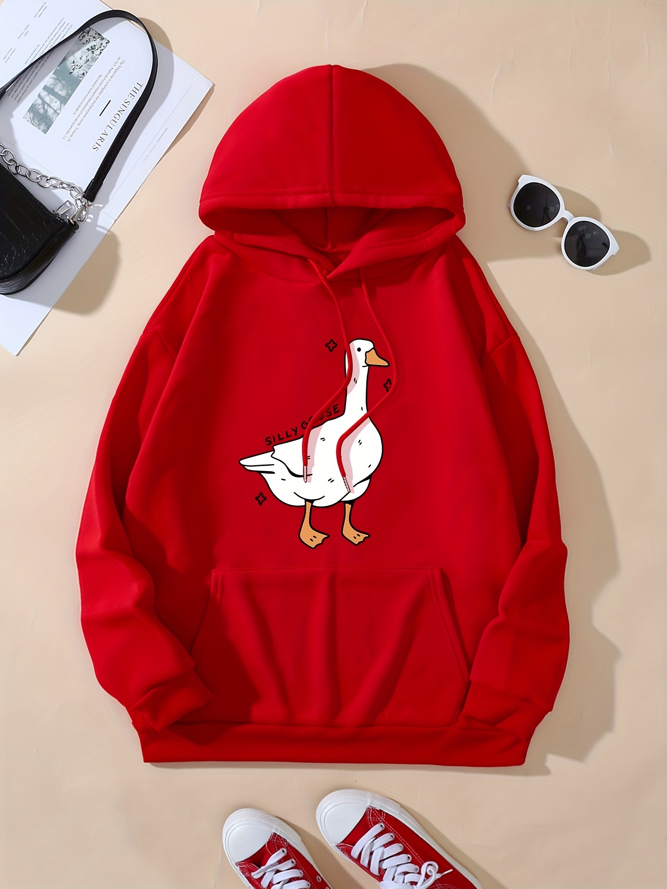 Cute red hoodies hot sale