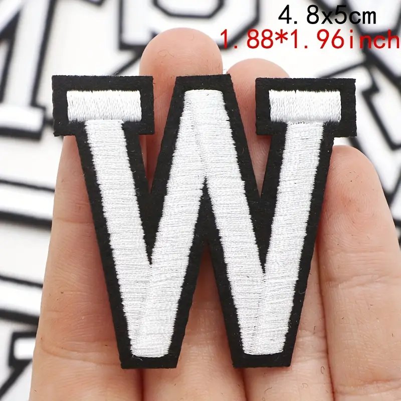 Red Iron On Patches Small Iron On Letters Patches Cursive - Temu