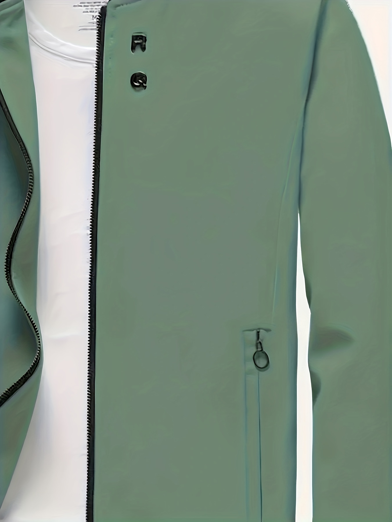 Men's Fashion Baseball Collar Zipper Slim Varsity Jackets - Temu Germany
