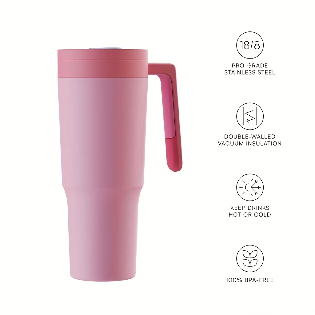 1200ml Stainless Steel Water Bottle with Handle - Leakproof
