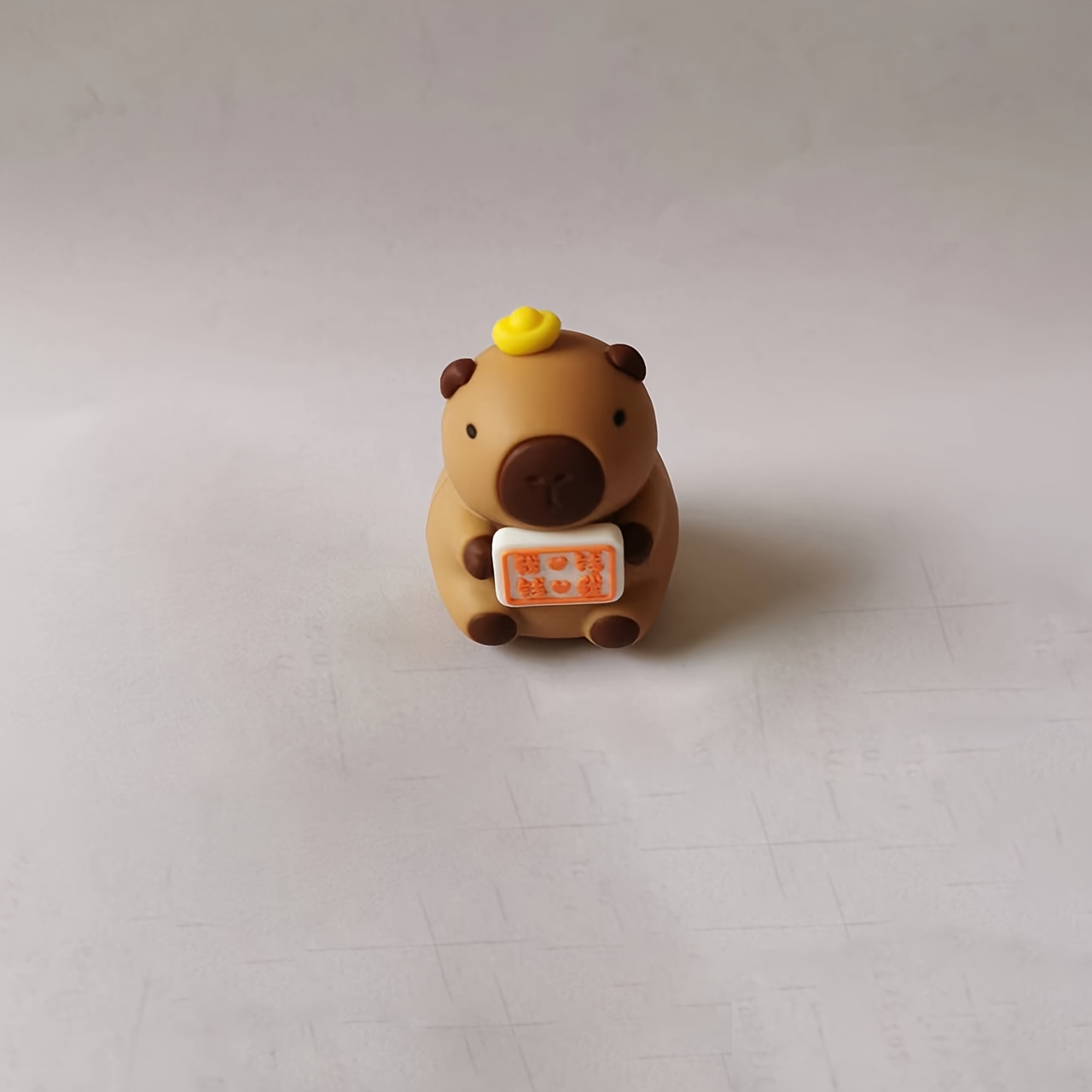 Capybara Figurines Model Animal Figurines for Children Desktop Ornament B