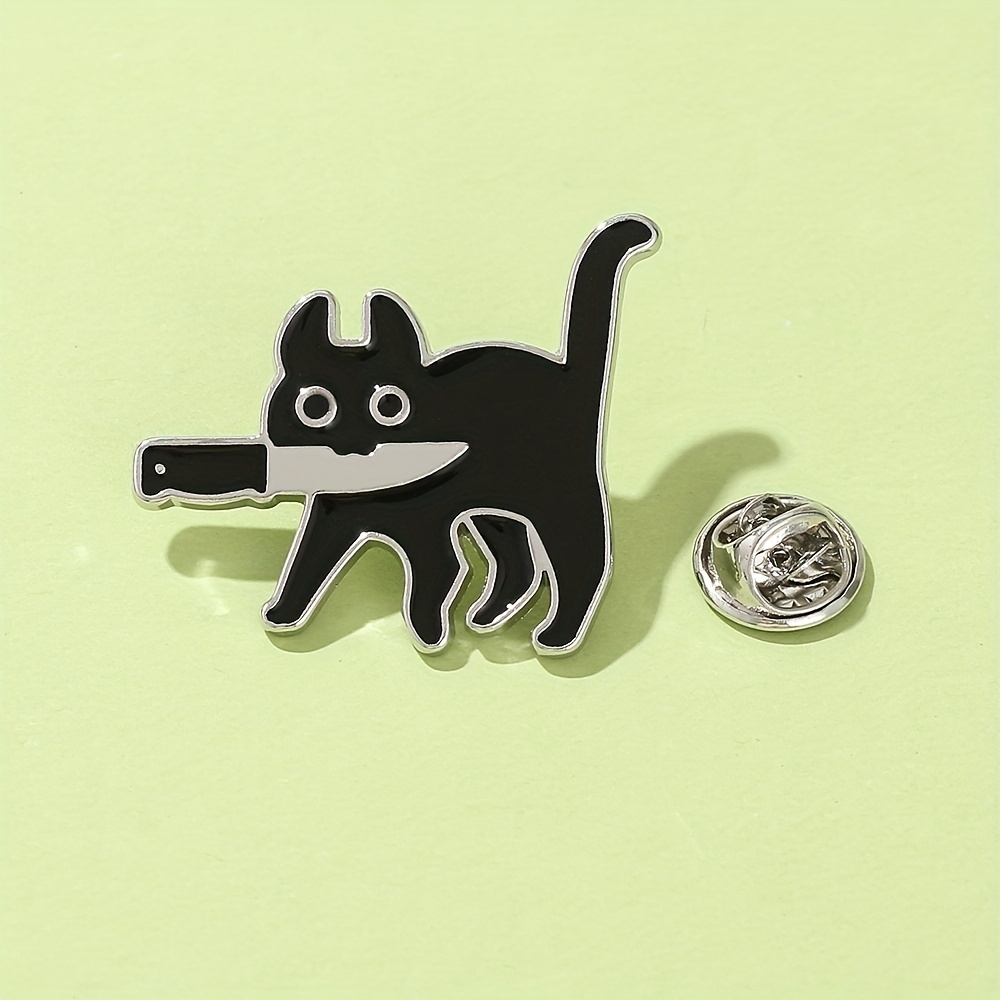 Cat Enamel Pin - Temu