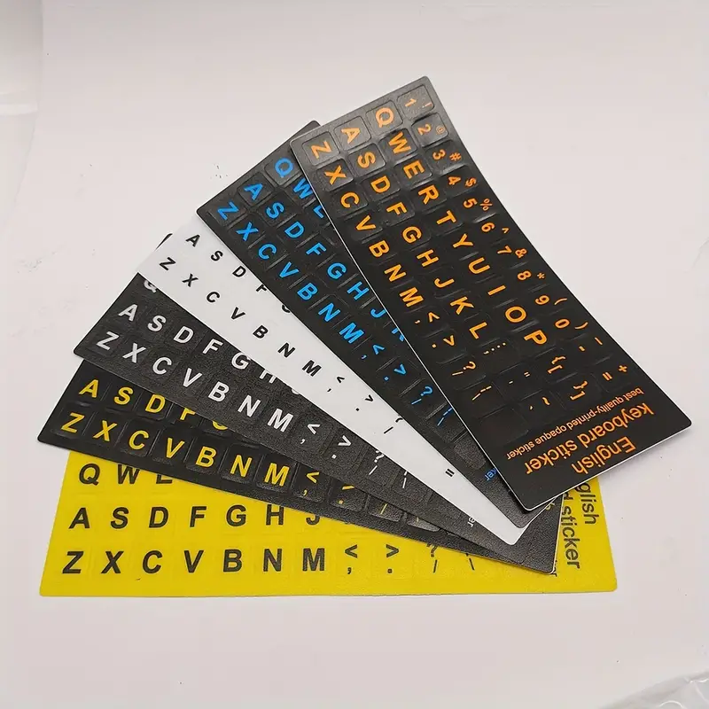 English Letters Keyboard Sticker Covers Notebook Computer - Temu