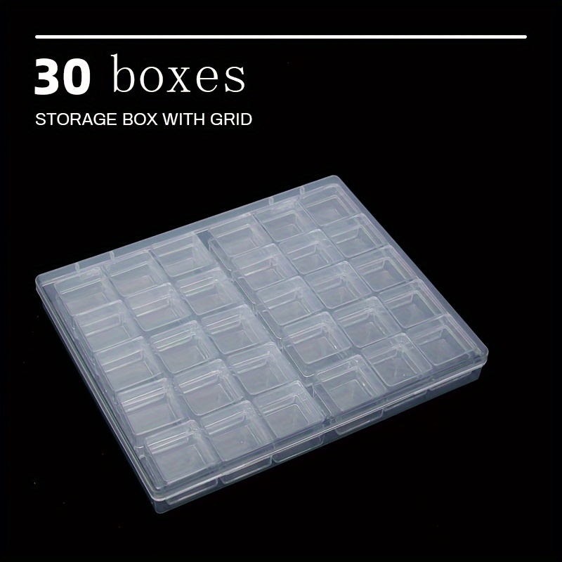 Plastic storage box, 36 compartments