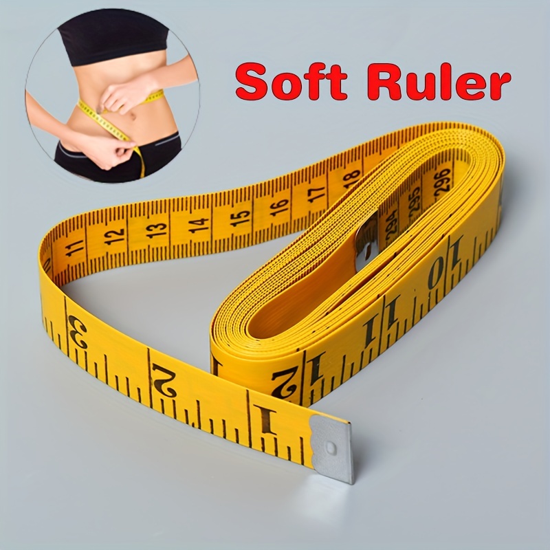 1pc, 150cm Soft Tape Measure, 60 Inch Leather Tape, Dual Scale