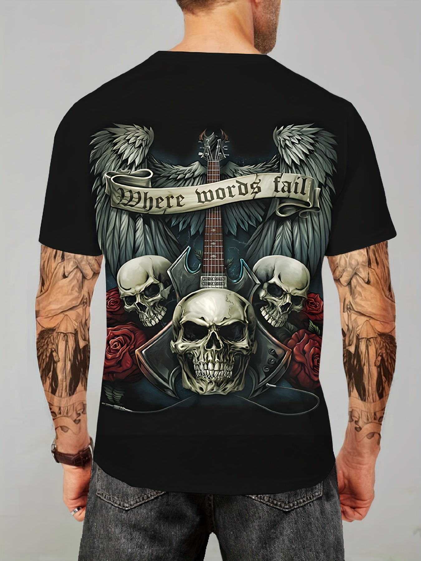 plus size skull tops