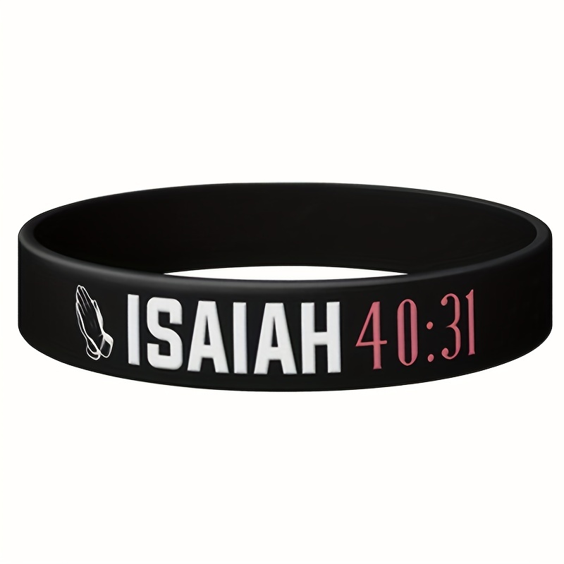 Christian Bible Verse Silicone Bracelets