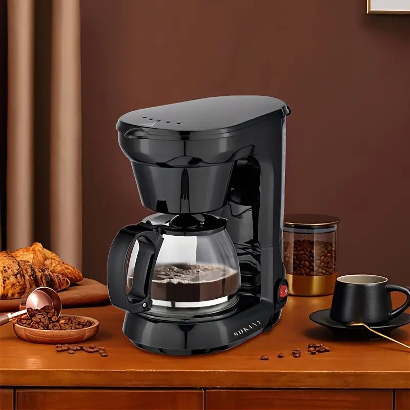 Italian Coffee Machine, Automatic American Gauge Drip Type, Coffee Machine  American Milk Tea Machine Coffee Pot