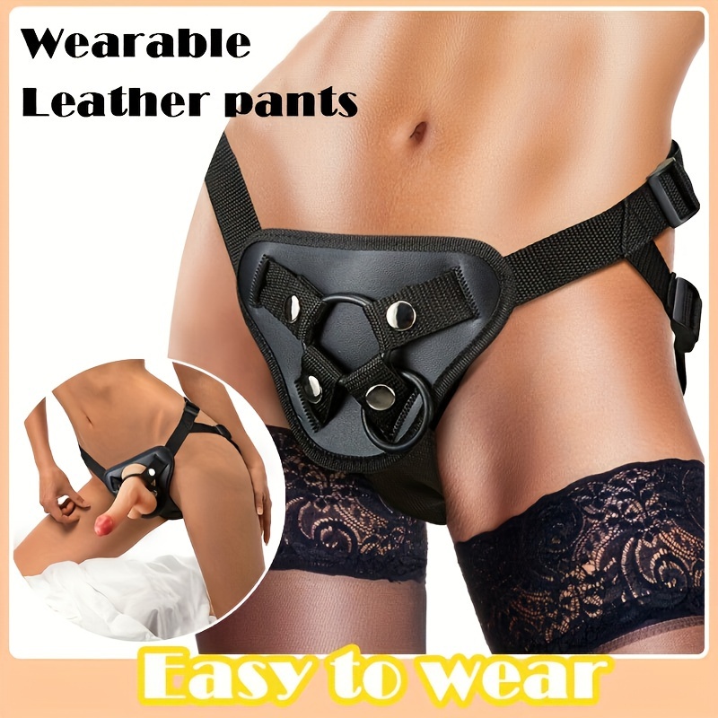 Purple Lace Strapon Harness For Lesbian Strap-On Wearable Pants