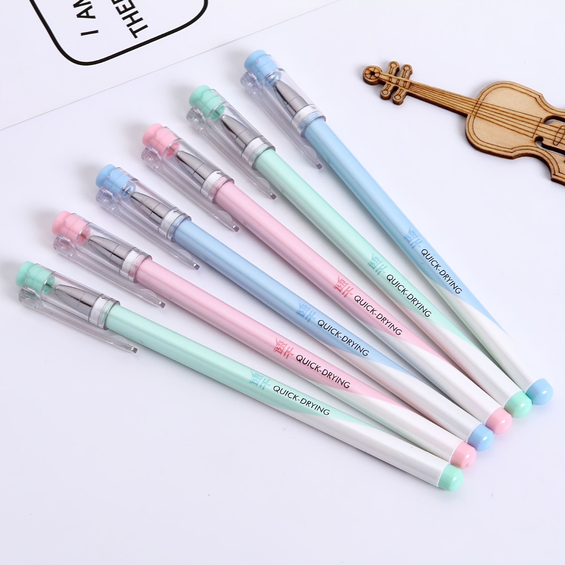 Cute And Stretchable Gel Pens Quick drying Black Ink - Temu