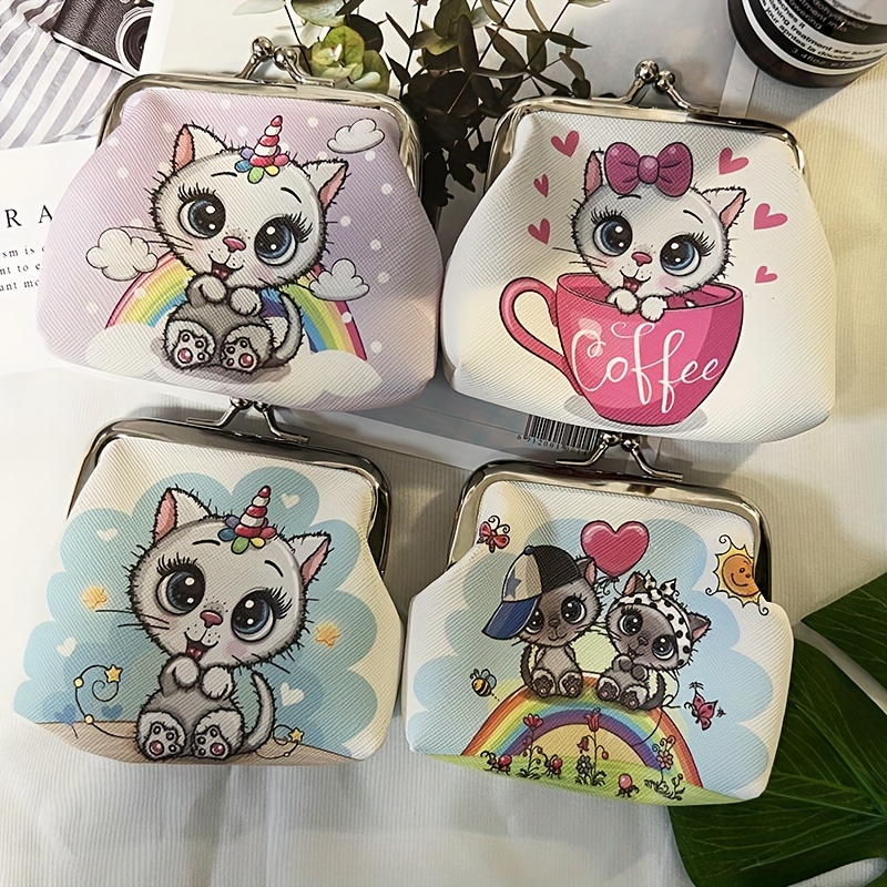 Mini monederos y bolsos para niños, bolsos cruzados con bonito búho de  dibujos animados para niña pequeña, monedero, bolso de mano para niño  pequeño