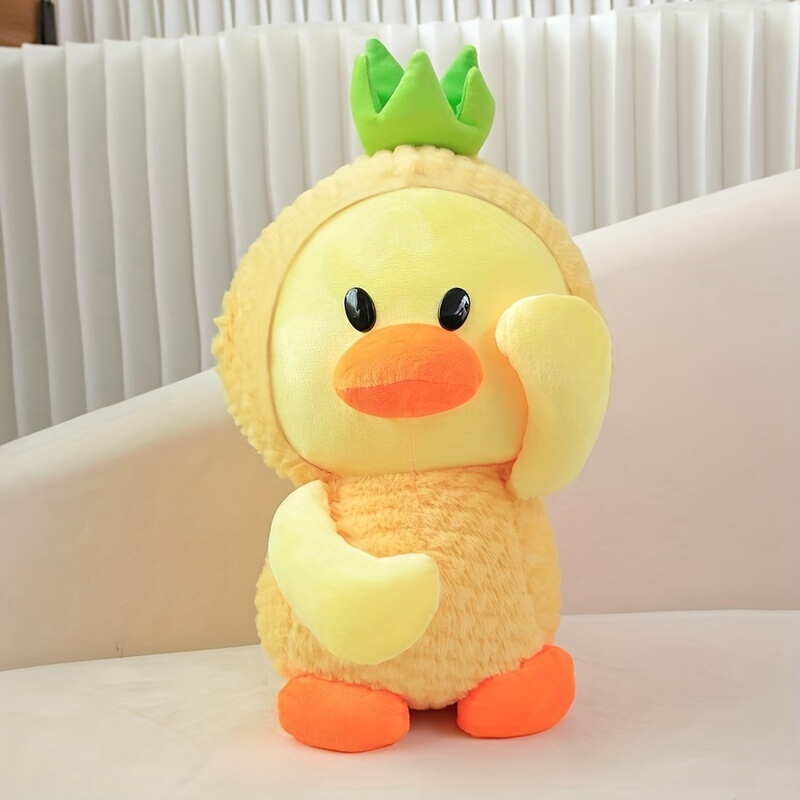 Almohada de peluche de pato amarillo de 16 pulgadas, regalo de cumpleaños  para niños